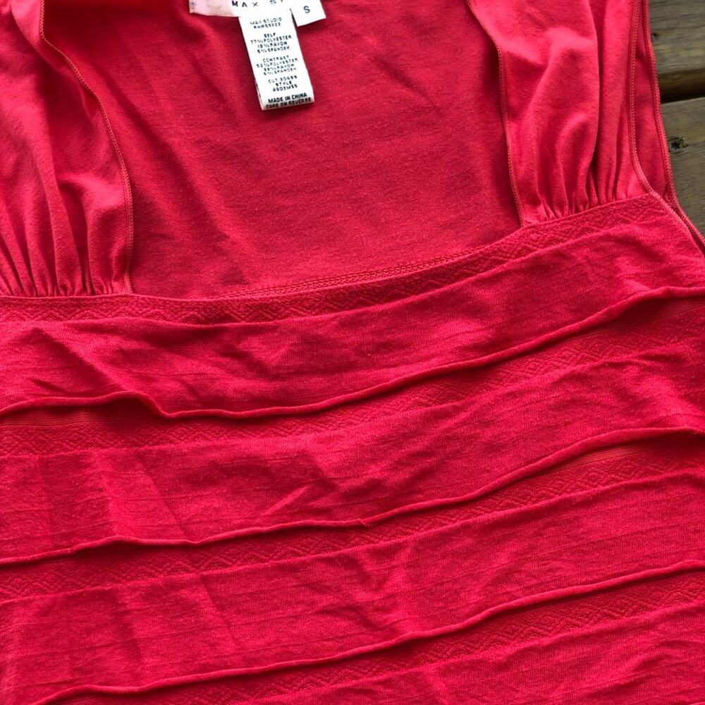 Coral Max Studio Ruffled Dress - Picture 2 of 2